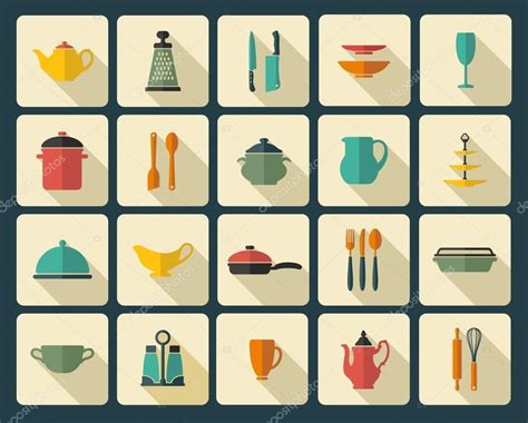 Iconos De Cocina Vector Gr Fico Vectorial Klava Imagen