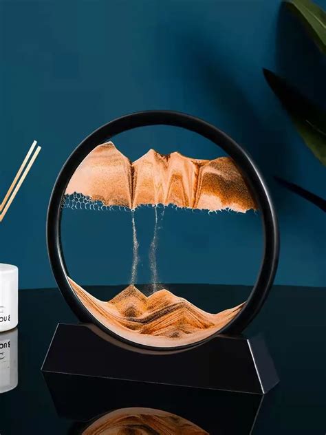 Creative 3d Hourglass With Shelf Deep Sea Sandscape Quicksand Painting