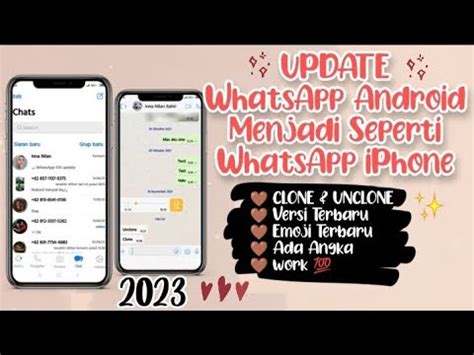 Cara Mengubah Whatsapp Android Menjadi Iphone Terbaru Mudah