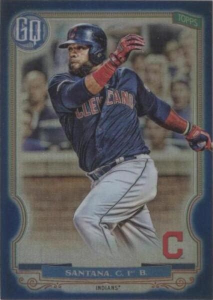 Topps Gypsy Queen Chrome Indigo Refractor Carlos Santana