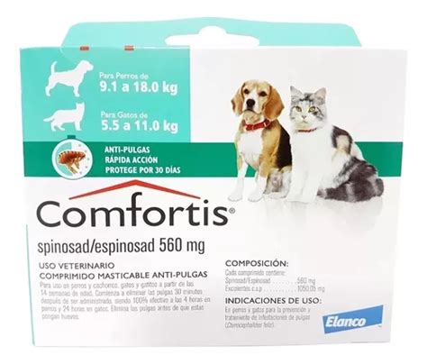 Pastilla Antiparasitario Para Pulga Elanco Comfortis Para Perros Y