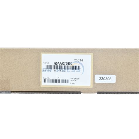 65AAR75600 Sheet 1 Assy For Konica Minolta