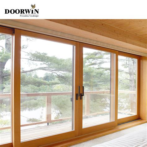 Security Dw Customer Made Optional Insect Screen Solid Wood Door Glass