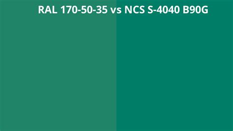 Ral 170 50 35 Vs Ncs S 4040 B90g Ral Colour Chart Uk