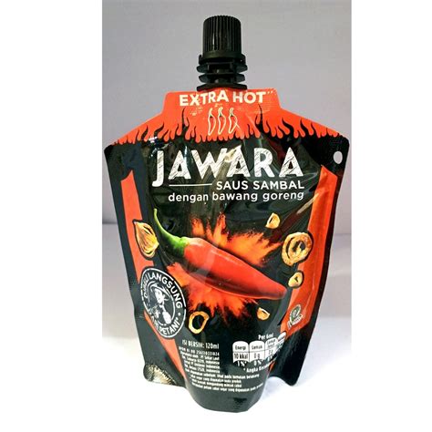 Jual Jawara Sambal Extra Hot Pouch Ml Shopee Indonesia