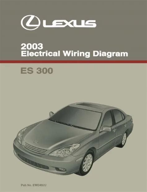 2003 Lexus Es 300 Wiring Diagrams Schematics Layout Factory Oem £35 41 Picclick Uk