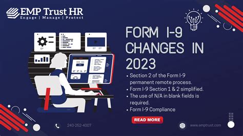 Form I-9 Changes in 2023 - EMP Trust HR