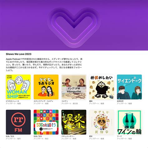 Appleポッドキャストが「日本版：2023年トップランキング」を発表 Audio Marketing Insights