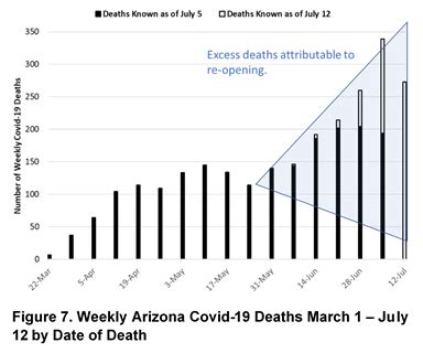 COVID 19 Forecast Models Report For Arizona July 17 Mel And Enid