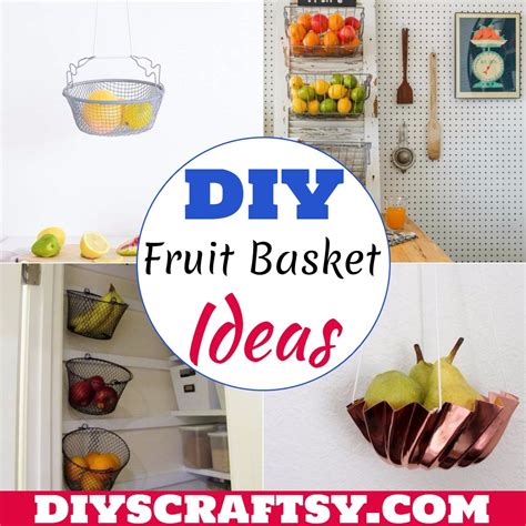 22 DIY Fruit Basket Ideas For Home Use - DIYsCraftsy