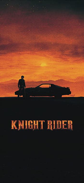 Knight Rider Kitt Michael Knight David Hasselhoff Illustration Poster