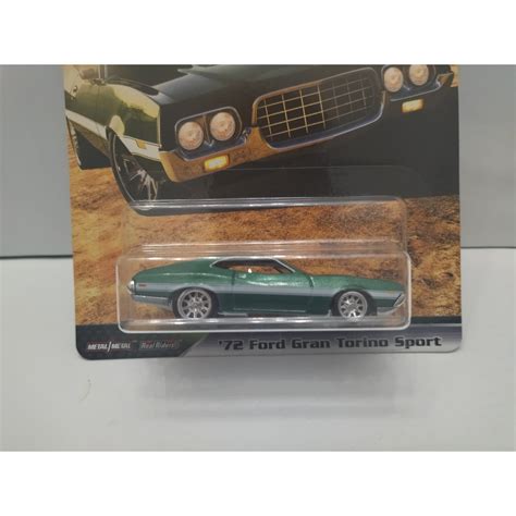 FORD GRAN TORINO FAST FURIOUS 2 5 MOTOR CITY MUSCLE 1 64 HOT WHEELS