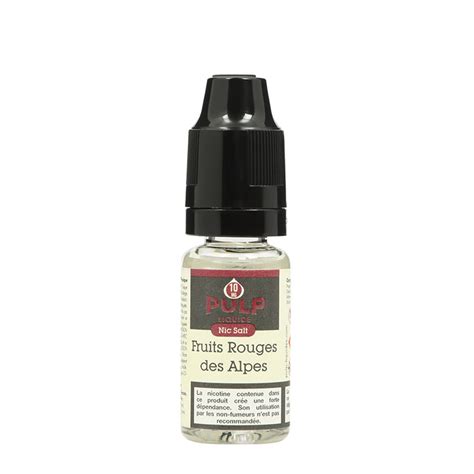 PULP Fruits Rouges Des Alpes Salt E Liquid A Nicotine Salt Recipe A L