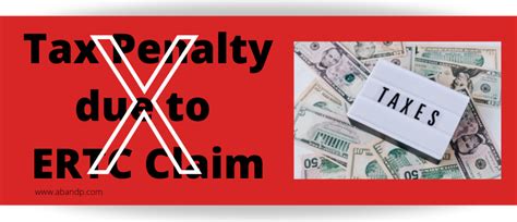 Penalty Relief Related To Claims For ERTC Affordable Bookkeeping