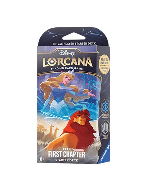 Disney Lorcana Premier chapitre Deck de Démarrage Aurore et Simba