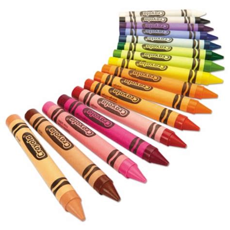 Crayola Large Crayons Lift Lid Box 16 Colors Box 520336 1 Kroger