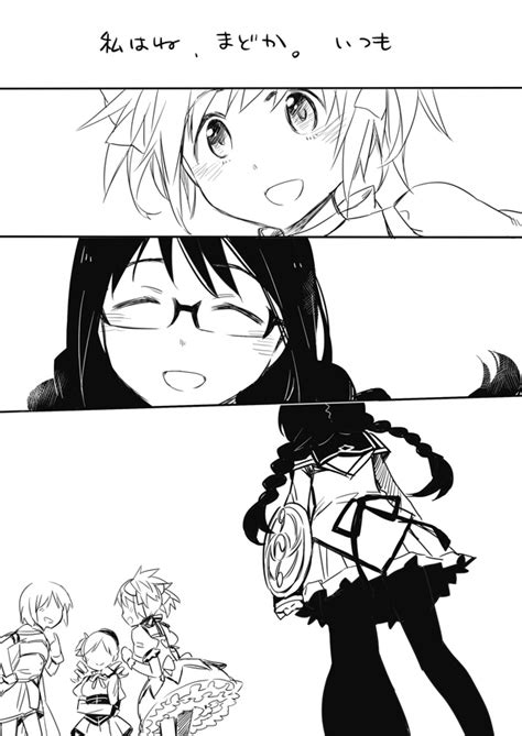 Akemi Homura Kaname Madoka Miki Sayaka And Tomoe Mami Mahou Shoujo