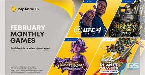 Game Percuma Ps Plus Februari 2022 Termasuk Ufc 4 Tiny Tina Dragons