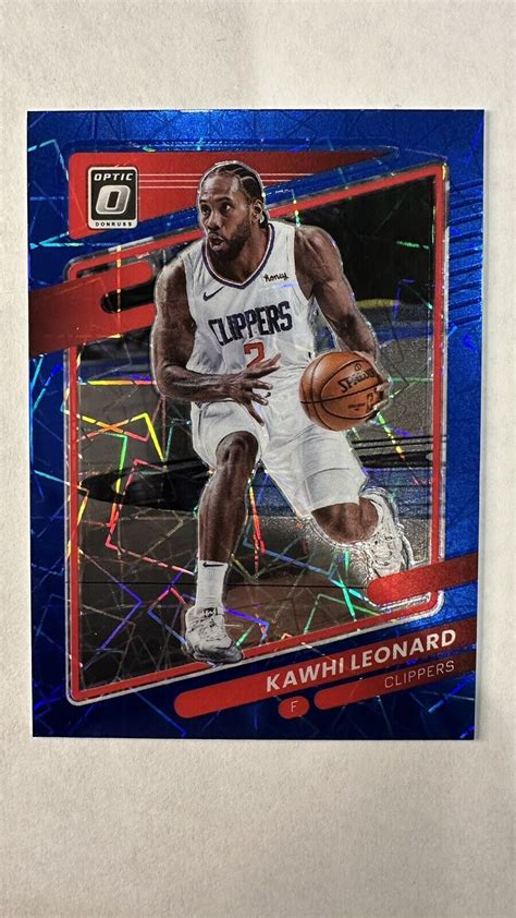 Panini Donruss Optic Kawhi Leonard Blue Velocity Ebay