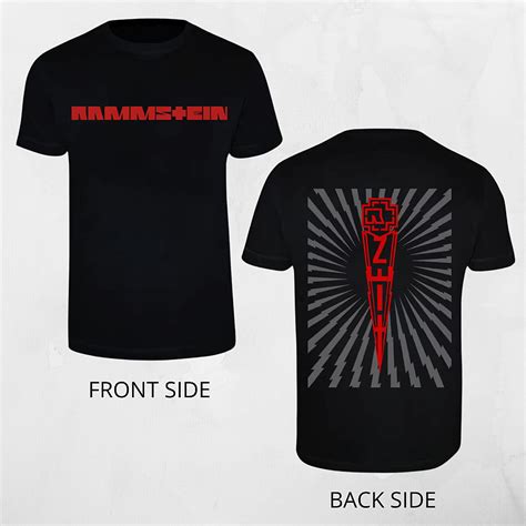 Rammstein T Shirt Zeit Bp Black Men´s Musicwear T Shirts Hoodies