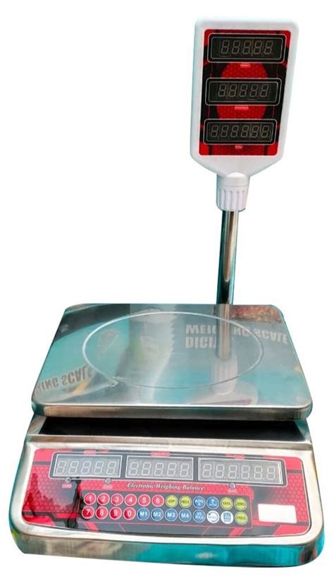 Stainless Steel Table Top Price Computing Weighing Scale Capacity