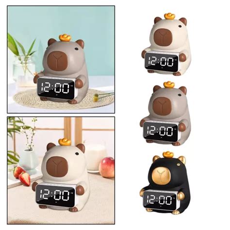 Capybara Figurine Led R Veil Lectronique Horloge De Table Pour La F Te