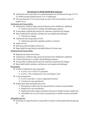 Intro To Public Health Final Exam Study Guide 1 2 3 4 5 6