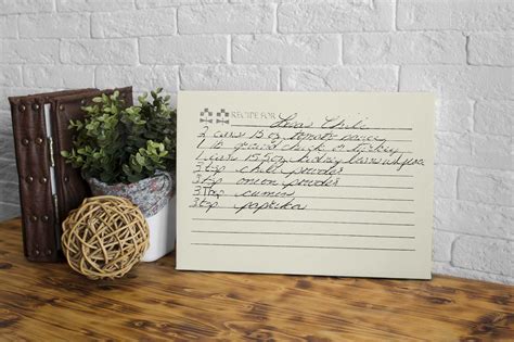 Handwritten Recipe Canvas Handwritten Recipe Canvas Prints