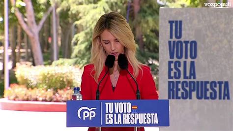 El Discurso De De Cayetana Lvarez De Toledo En Un Mitin Contra