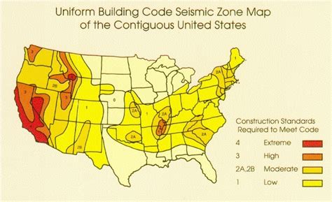 Seismic Zone 4 Map