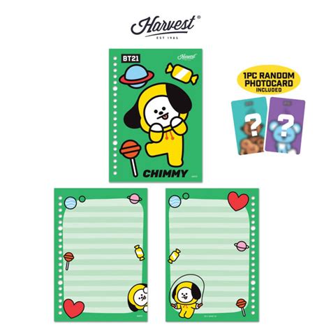 Harvest BT21 Kertas Binder Loose Leaf CHIMMY Lazada Indonesia