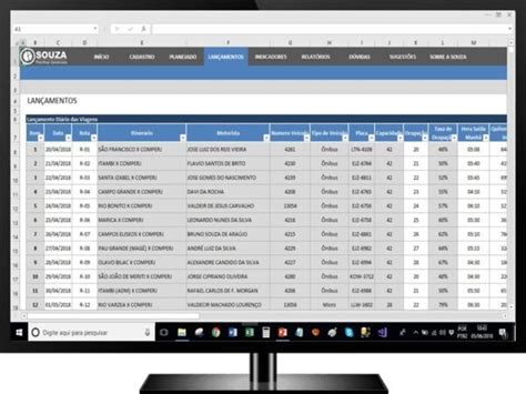 Controle De Transporte De Passageiros SOUZA Sistemas