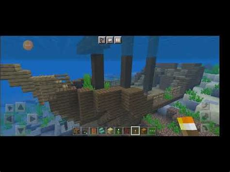 Achei Um Barco Naufragado Jogando Minecraft Youtube