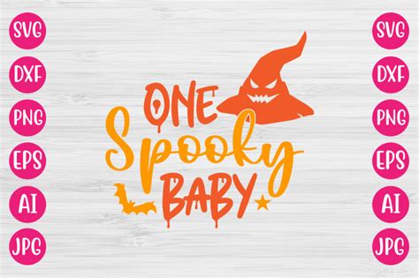 One Spooky Baby Svg Cut File By Designadda Thehungryjpeg