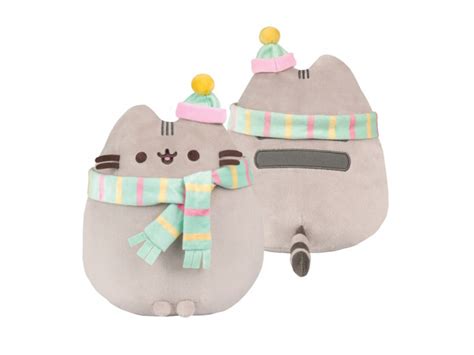 PUSHEEN Maskotka Pluszak W Szaliku I Czapce