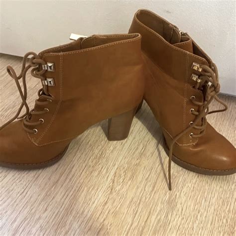 Aldo Brown Tan Bootie Gem