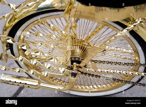 Lowrider Bikes Gold