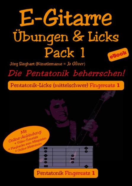 E Gitarre Übungen und Licks Pack 1 Pentatonik beherrschen