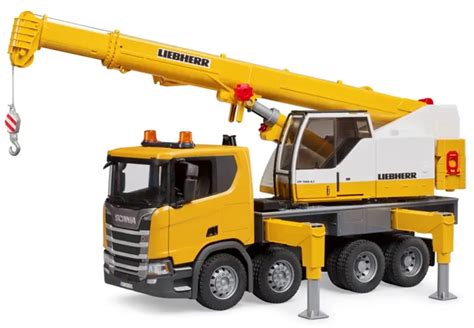 Bruder Scania Super 560r Liebherr Crane Truck With Light And Sound