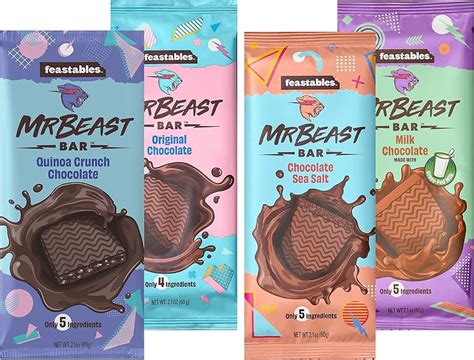 Mr Beast Chocolate Bar By Feastables 7 Flavors 1 Bar 10 56 Off