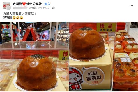 量販店驚見「8吋巨無霸蛋黃酥」內塞16顆蛋黃！網友：可以當蛋糕用了 玩咖playing 自由電子報