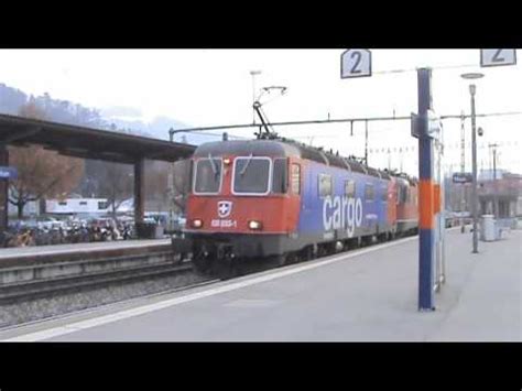 SBB Re 6 6 Doppeltraktion 11633 Muri 11636 Vernier Meyrin In