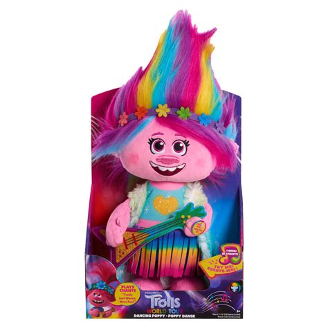 Trolls World Tour Dancing Poppy Feature Plush English Edition R