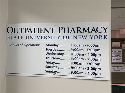 UPSTATE UNIVERSITY HOSPITAL PHARMACY Updated January 2025 750 E