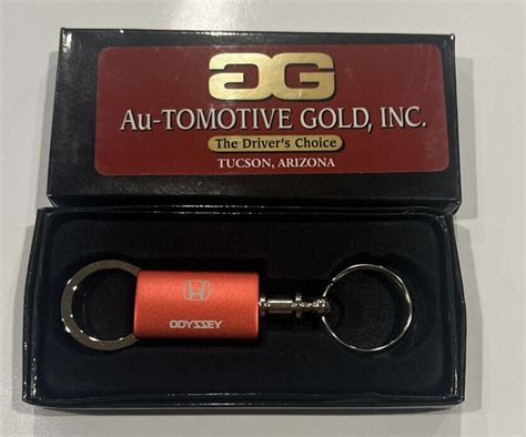 HONDA ODYSSEY Chrome Red Aluminum Valet Keychain Licensed EBay