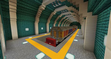 Subway Train And Station Rminecraft