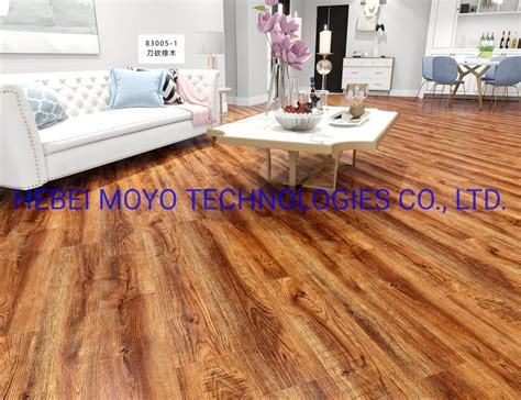 PVC Spc Vinyl Floor Laminate Tiles Click 3D Epoxy Stickers 4mm Spc PVC