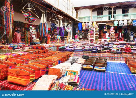 Colourful Market Generic Goods Antigua Guatemala Antigua Is A