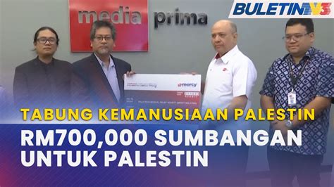 TABUNG KEMANUSIAAN PALESTIN MPB Serah Sumbangan RM700 000 Kepada