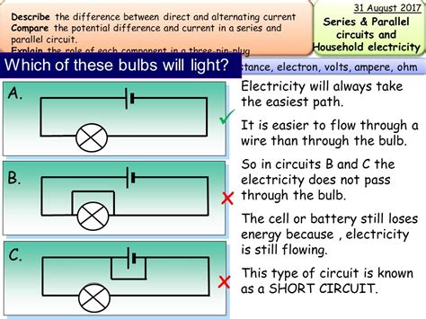 Series And Parallel Circuits Gcse Bitesize